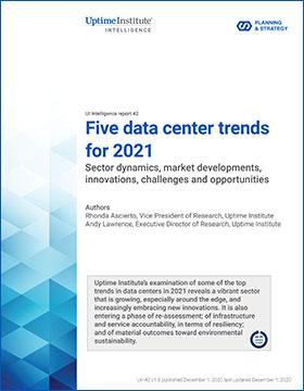Five data center trends for 2021 Five data center trends for 2021