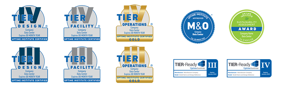Uptime Foils and Awards examples