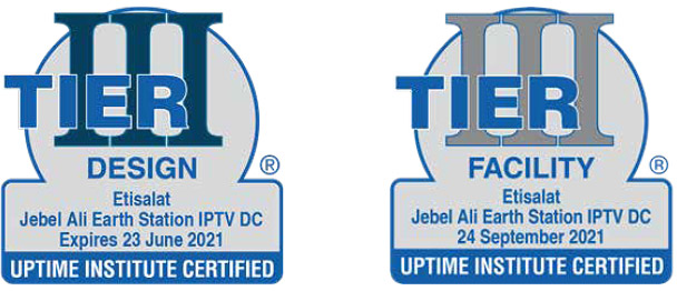 Tier III Certifications for Jebel Ali Earth Station IPTV Data Center