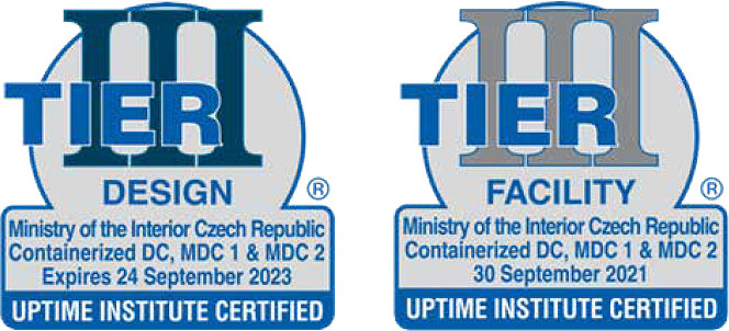 Containerized Data Center, MDC 1 and MDC 2 Tier Certifications