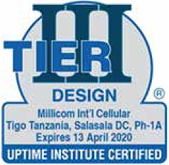 Tier III Certification for Tigo Tanzania – Salasala Data Center, Phase-1A