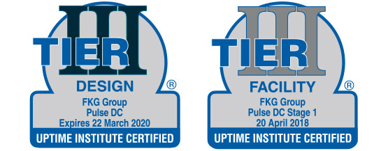 Pulse Data Centre Tier III Certifications
