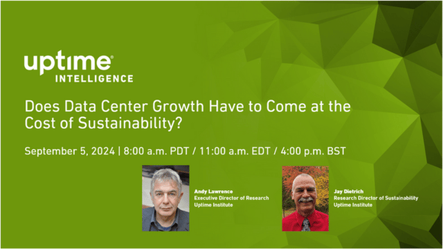 Seminario web: Does Data Center Growth Have to Come at the Cost of Sustainability?