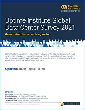 2021 Resultados da Pesquisa da industria de data centers