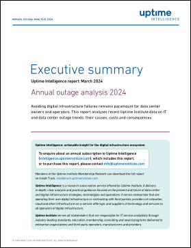 Annual Outage Analysis 2024
