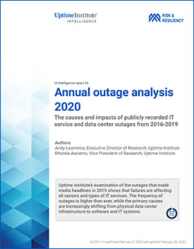 Annual outage analysis 2020