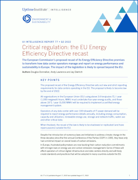 Regulación crítica: reestructuración de la Directiva de Eficiencia Energética de la UE