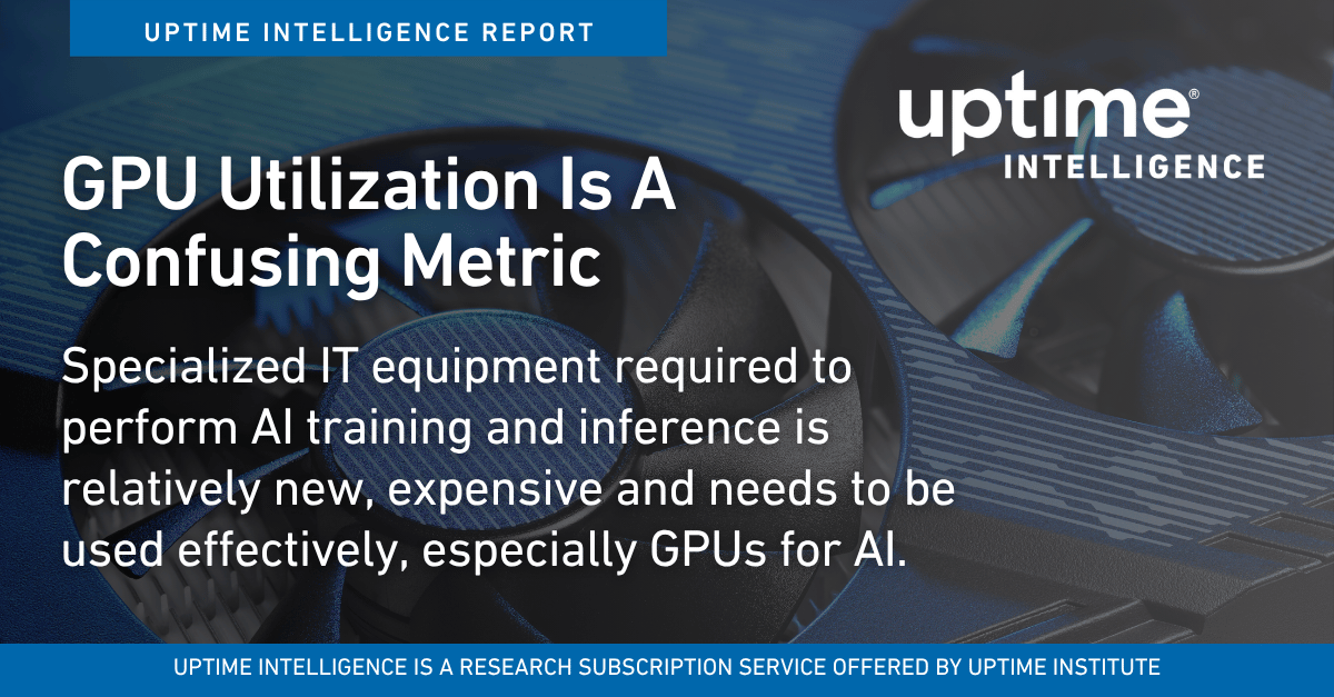 GPU utilization is a confusing metric GPU utilization is a confusing metric