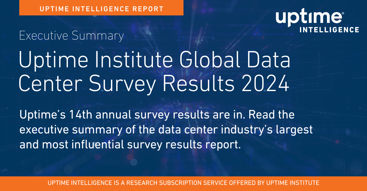 Resumen ejecutivo: Resultados de la encuesta global de centros de datos de Uptime Institute