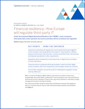 Financial Resiliency: How Europe Will Regulate Third-Party IT