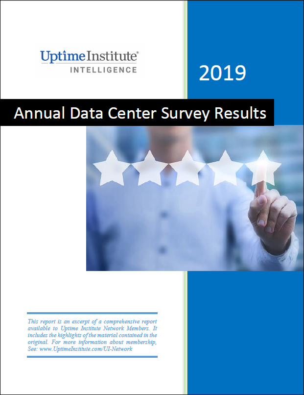 Report: Uptime Institute 2019 年数据中心行业调查结果