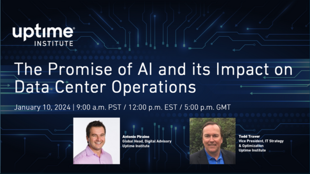 Webinar: The Promise of AI and its Impact on Data Center Operations