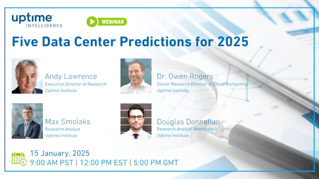 Webinar: Cinco previsões de data center para 2025