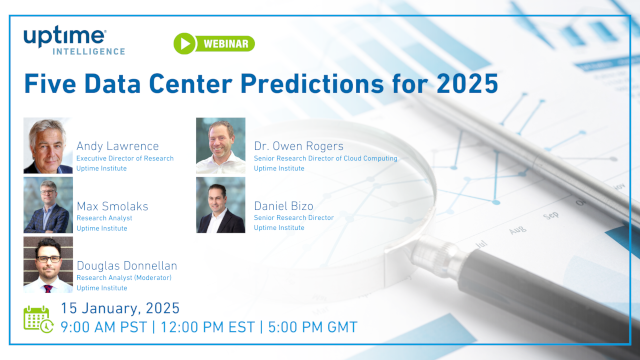 Webinar: Cinco previsões de data center para 2025