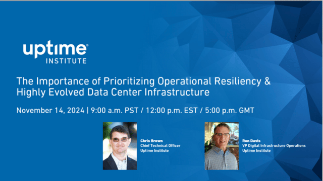 Webinaire: L'importance de hiérarchiser la résilience opérationnelle et l'infrastructure de datacenter hautement évolutive