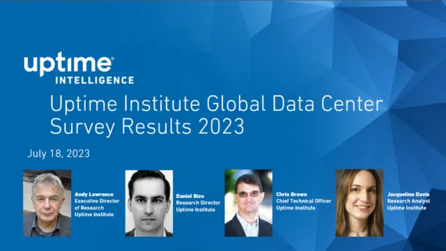 Seminario web: Uptime Institute Global Data Center Survey Results 2023
