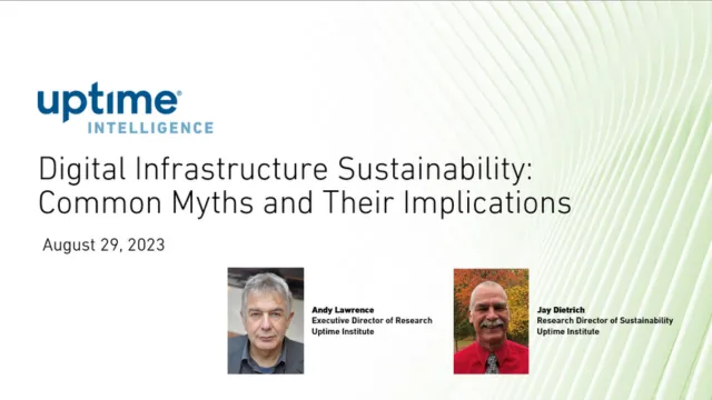 Seminario web: Digital Infrastructure Sustainability: Common Myths and Their Implications