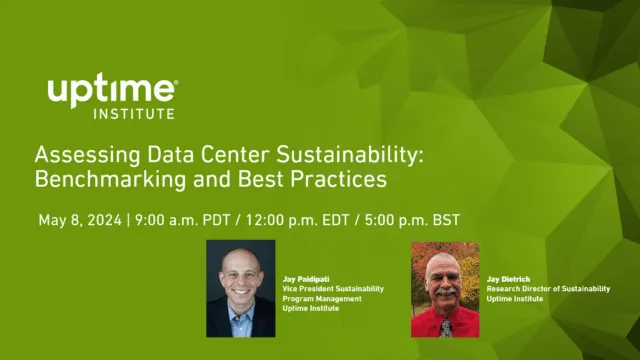 Seminario web: Assessing Data Center Sustainability: Benchmarking and Best Practices