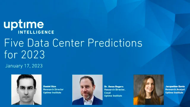 在线研讨会：Five Data Center Predictions for 2023