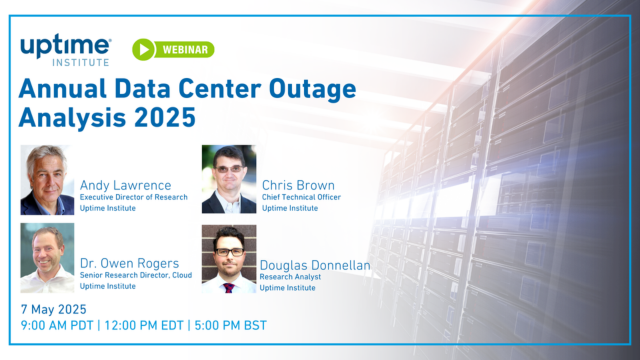 Webinaire: Analyse annuelle des pannes de datacenter 2025